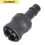 HydroSure Quick Click to Barb Connector - 13mm - Black - Pack of 25