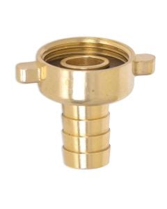 HydroSure Brass Threaded Tap Connector - 1/2&quot; x 13mm