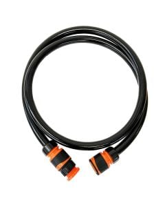 HydroSure Flexible Black Leader Hose Set 13mm x 1.5M. Connect your hose storage solution to the tap in seconds using this connection set. 