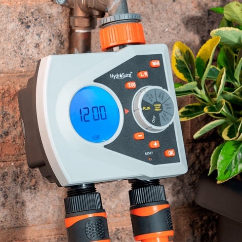 Dual Outlet Water Timer with Digital Display